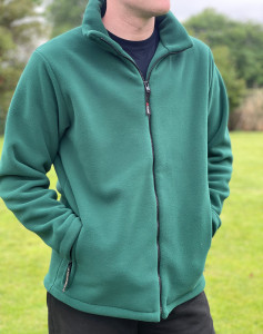 Manteau Zippé, Vert Pin